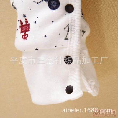 【kookoohouse/咕咕屋廠家直銷2015秋冬新款兒童加厚爬服卡通滿印花開扣嬰兒連體衣】平度市三金針織品加工廠 - 產品庫