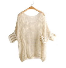 2012秋冬風(fēng)尚 金線稀疏針織套頭衫，勾勒個(gè)性大氣之美